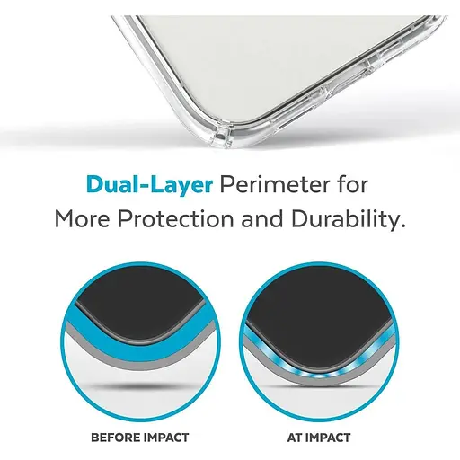 Протиударний прозорий чохол Speck Presidio Clear Case MagSafe для iPhone 14 Pro (6.1") 150148-3080 - фото 9