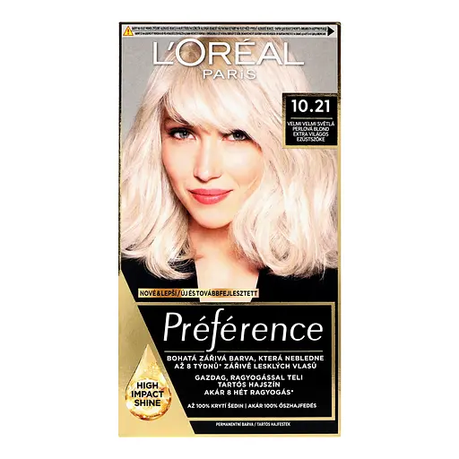 Уцінка. Стійка фарба для волосся L'Oreal Paris Preference 10.21 Stockholm Very Very Light Pearl Blonde 174 мл - фото 3