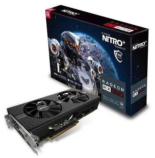 Видеокарта Sapphire AMD Radeon RX 570 8Gb Nitro+ (11266-09-20g) (GDDR5, 256 bit, PCI-E v3.0) Б/у - фото 5