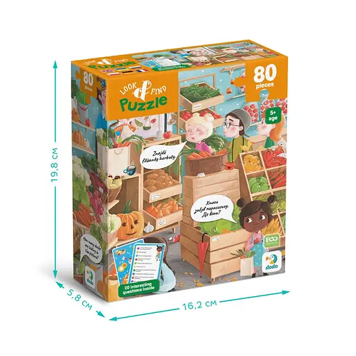 Детский пазл Ищи и находи "Дары осени" DoDo Toys 300666, 80 элементов - фото 6