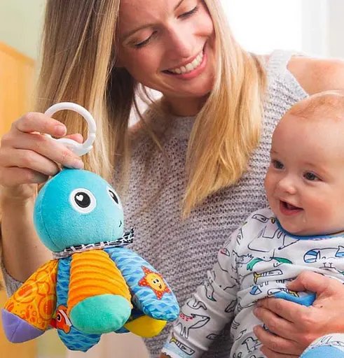 М'яка іграшка підвіска Lamaze Восьминіг L27514 - фото 6
