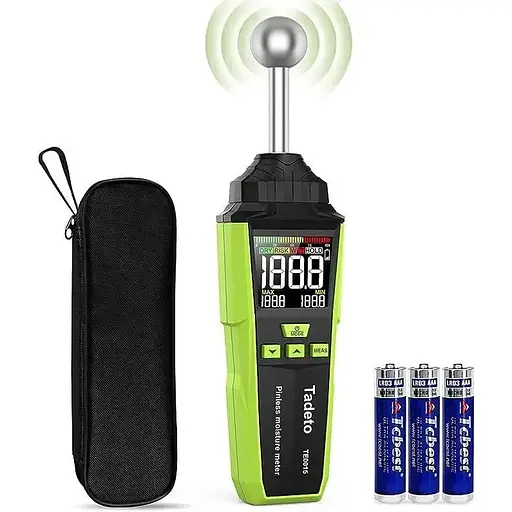 Тестер вологості Tadeto Pinless Moisture Meter TE0015 з LCD-дисплеєм