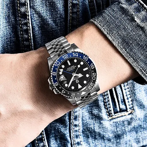 Наручний годинник чоловічий PD-1662 Silver-Black Pagani Design acs0031142 - фото 4