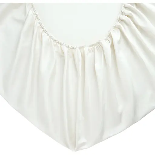 Простирадло на резинці МВМ My Home (MVM) Місячне сяйво айворі 90 x 200 см (BL-FS-17 IVORY) - фото 2