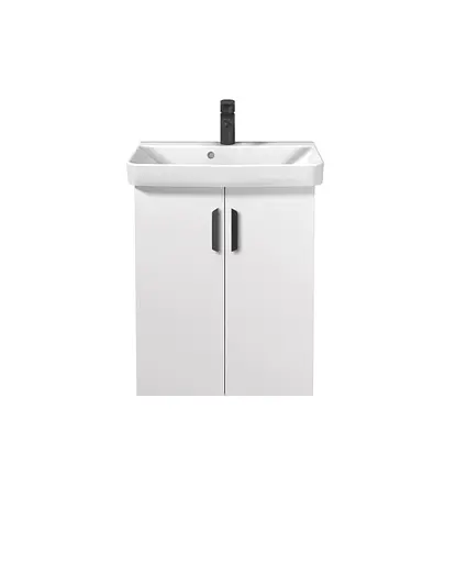 Тумба Мойдодир Idea 55-U з умивальником River 55 Білий універсальна Білий - фото 3