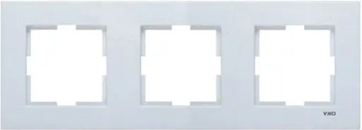Рамка 3-постова Novella Срібло (93190603)