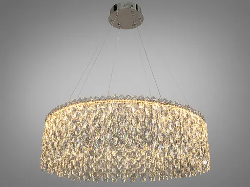 Світлодіодна люстра Romin Diasha золото 83 Вт до 15 м² - фото 3