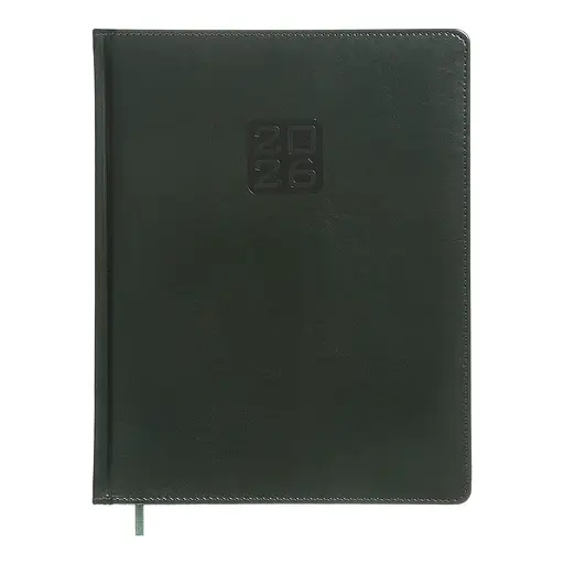 Еженедельник датированный Buromax Bravo 2026 A4 зеленый (BM.2780-04)