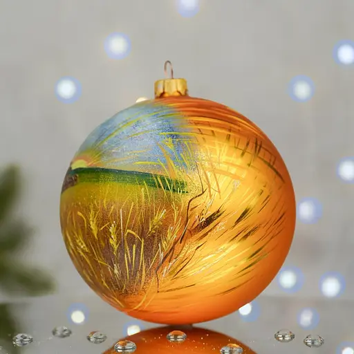 Ялинкова прикраса Санта Шоп Лани широкополі скло (4820001179866) - фото 3