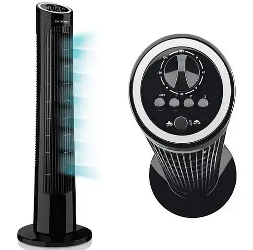 Колонний вентилятор 45Вт Silver Crest STV 45C2 Black - фото 6