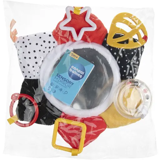 Сенсорная игрушка Canpol babies BabiesBoo зеркальце с интерактивными элементами (68/099) - фото 3