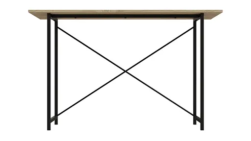 Стол письменный Line Лайт Ferrum-decor 750x1200x600 Черный металл ДСП Дуб Сонома 16 мм (FRD-104860) - фото 7