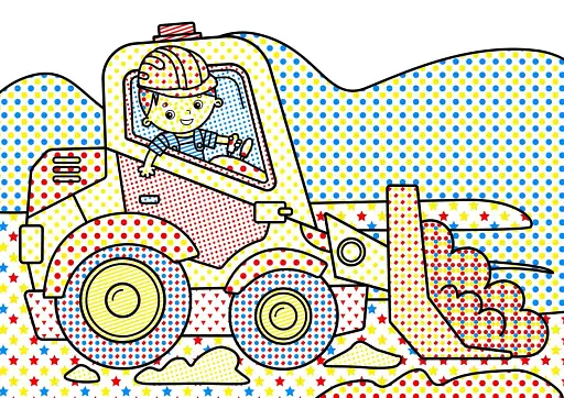 Чарівні водяні розмальовки. Будівельна техніка - фото 5