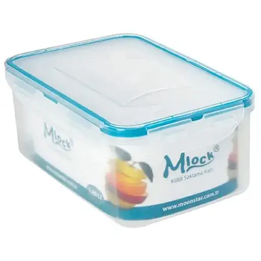 Контейнер пластиковый пищевой Motek с крышкой Mlock 1,9 л (ML-160) - фото 1
