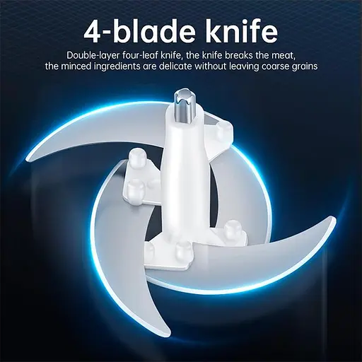 Електричний подрібнювач Hoco HA05A Kitchen electric meat grinder - фото 3