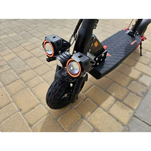 Электросамокат с сиденьем KugooKirin M4 Pro Plus (1000W, 18Ah) NFC ключи, 3 фари + Сетевой фильтр в подарок - фото 7