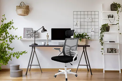 Офисное кресло MARKUS White/Black - фото 7