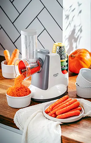 Овощерезка с 5 насадками Adler AD 4815 - фото 9