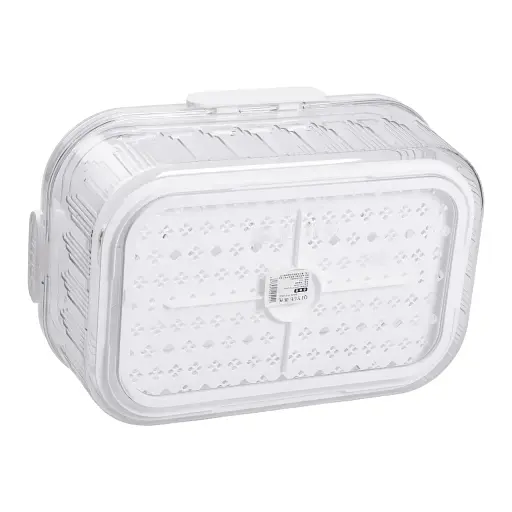 Лоток органайзер для хранения продуктов Yiwu HP-27-2 пластиковый белый - фото 10