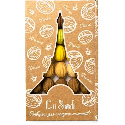 Печиво La Sofi Гречані горішки Мікс з горіховими пастами та згущеним молоком 20 шт. - фото 1
