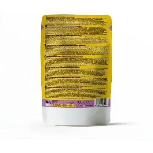 Корм влажный Half&Half для взрослых кошек кусочки с уткой в ​​соусе в форме пауча 100 г - фото 2