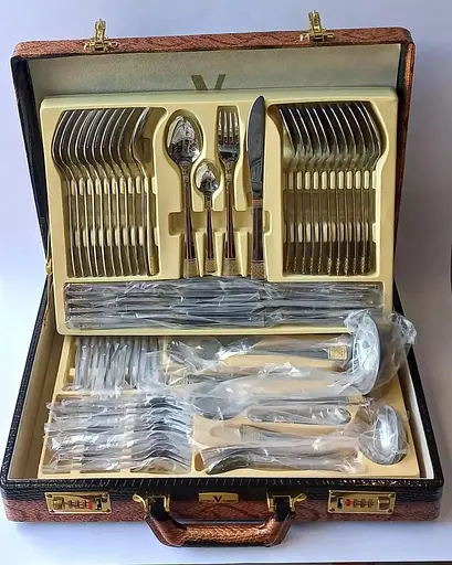 Набор столовых приборов Zepter Limited Edition LV-1004 в кейсе 72 предмета - фото 3