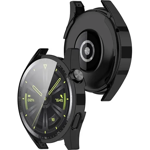 Чехол-накладка DK Silicone Face Case для Huawei Watch GT 3 46mm (black) - фото 2