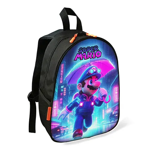 Рюкзак Супер Марио детский школьный/городской 34х27х13 см для мальчика (02474)