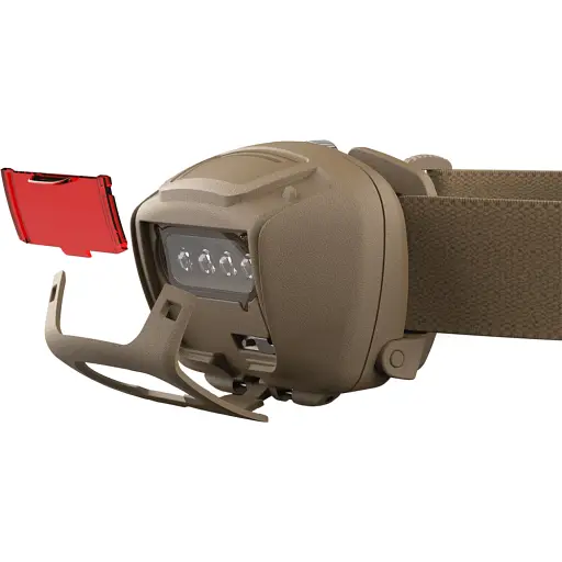 Фонарь налобный Princeton Tec Quad Tactical 78 lm Sand - фото 3