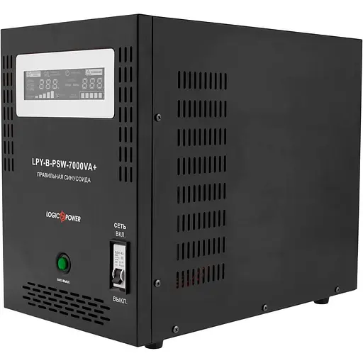 Источник бесперебойного питания (ИБП) LogicPower LPY-B-PSW-7000VA+ 5000Вт 10A/20A 48V (6616) [107293]