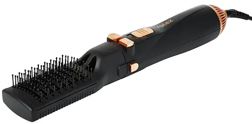 Фен щітка браш для волосся 4 в 1 Rotex RHC490-T гребінець, що обертається, стайлер з турмаліновим покриттям 1200 Вт - фото 6