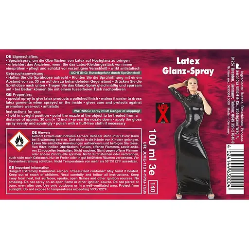 Спрей для догляду за латексом LateX Glanz 100 мл - фото 4