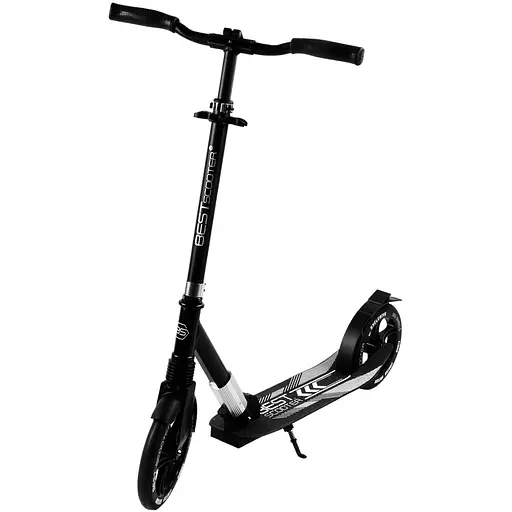 Самокат Best Scooter 57х14х88-98 см Чорний 000231600
