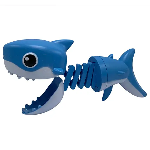 Робопистолет механический "Акула" Bambi 521 из безопасных материалов Синий - фото 1