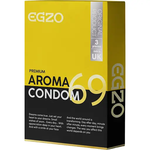Ароматизовані презервативи Egzo Aroma № 3, Телесный
