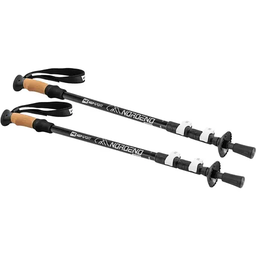 Трекінгові палиці Hop-Sport Nordend Pro чорні - фото 1