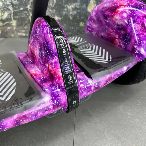 Гироскутер Ninebot Mini С Ручкой Фиолетовый космос - фото 4