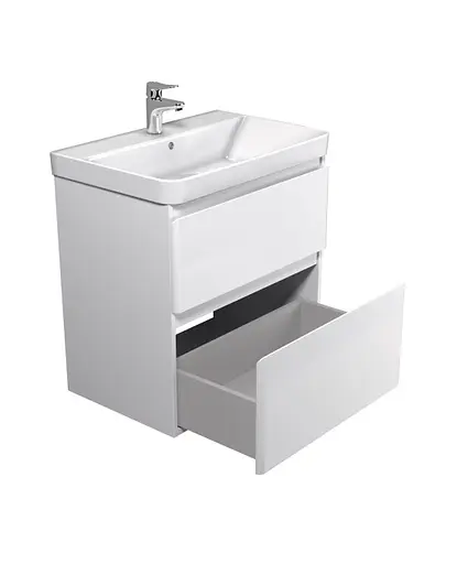 Тумба Мойдодир Палермо 70-U Vivace 70 з умивальником Білий - фото 3