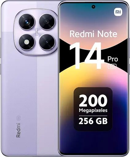 Смартфон Xiaomi Redmi Note 14 Pro 5G 8/256GB Lavender Purple Global Version
