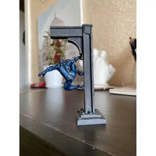 Фігурка Spider Man 2099 розмір 100 мм сувенірна статуетка в подарунок геймеру - фото 4