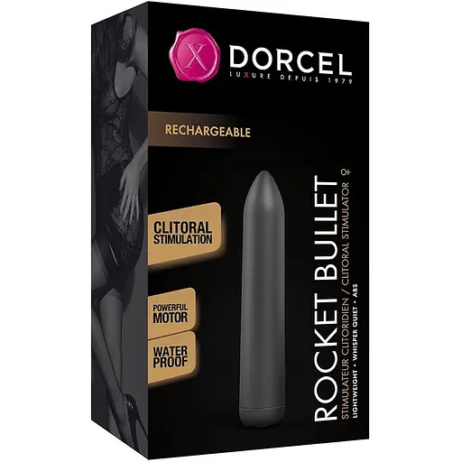 Міні вібратор Dorcel Rocket Bullet 8.7 см чорний