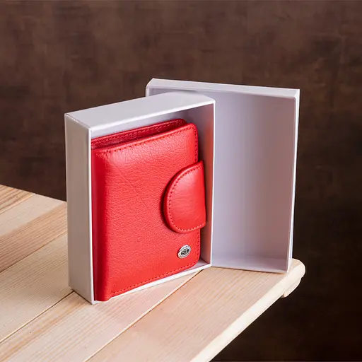 Жіночий шкіряний гаманець ST Leather 9.5х11 см acs0017000 - фото 10