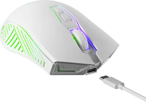 Миша Defender Pandora GM-502 White (52502) - фото 3