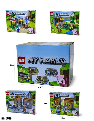 Конструктор детский My World Minecraft, LD6019, 181-245 деталей, (В ассортименте) - фото 5