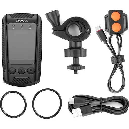 Екшн-камера Hoco DV104 4K Black [140706] - фото 6