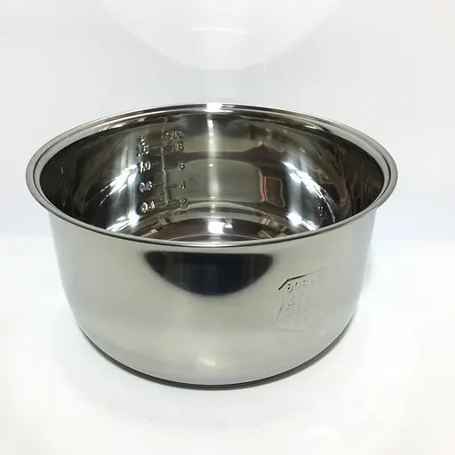 Чаша стальная к мультиварке DEX DMC-65 ( аналог DEX DIP-65), 4 литра, H=118 мм, D=235 мм - фото 3