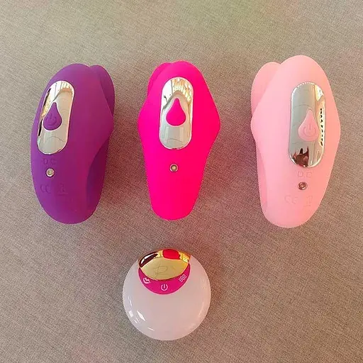 Вібратор вакуумний з пультом Jony силіконовий для пар 13 режимів вібрації 11,5 см фуксія - фото 10