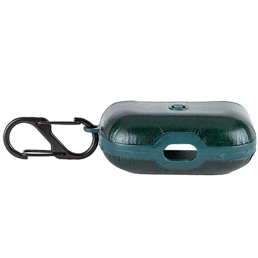 Кожаный футляр Leather series для наушников AirPods Pro Зеленый - фото 3