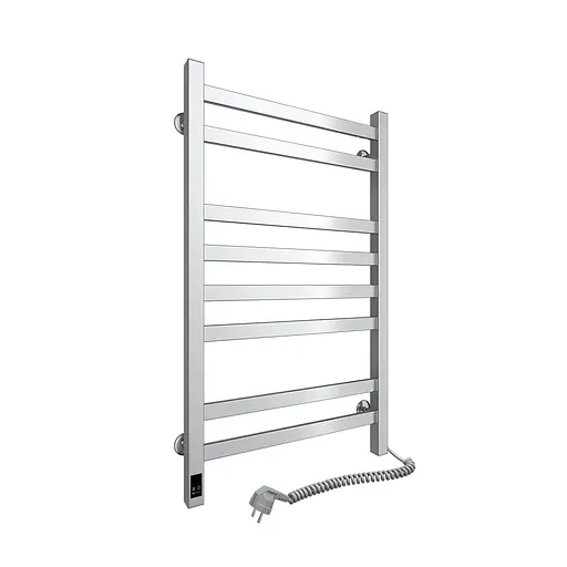 Электрический полотенцесушитель Navin Авангард 480x800 Sensor правосторонний с таймером, матовый сатин 10-328053-4880, Хром матовый, Правое, Электронный - фото 4