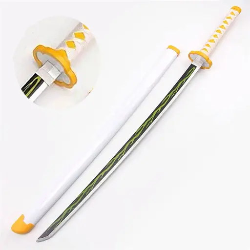 Катана, клинок Зеніцу Агацума (Zenitsu Agatsuma) з аніме Клинок, що розсікає демонів / Demon Slayer